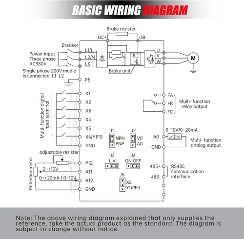 Miniatura 9 de Inversor VFD de 2.2KW 220V 11A 3HP Unidad de frecuencia variable 2200W husillo Control del motor Convertidor VSD 0-1000Hz con cable de extensión