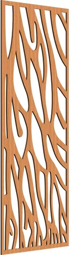 Miniatura 17 de 9 3/8"W x 24 3/8"H x 1/4"T Bristol Decorativos Paneles de Pared de Madera Calado, Cereza