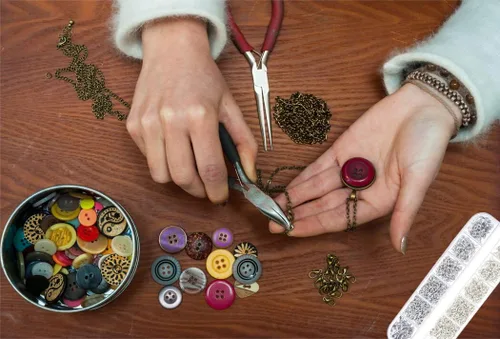 Miniatura 6 de Anezus Anillos de salto para suministros de fabricación de joyas con alicates de anillo de salto (1200 piezas de plata mate y plata brillante)