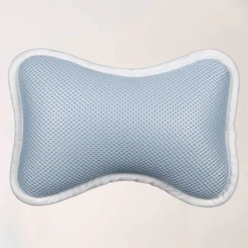 Miniatura 2 de SUPVOX Almohada de bañera con ventosas antideslizantes para soporte de cuello y hombro, se adapta a bañeras ovaladas y rectas, cojín de spa y baño