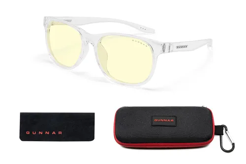 Miniatura 3 de GUNNAR - Gafas prémium para juegos y computadora para niños (a partir de 12 años), bloquean el 65% de la luz azul - Rush, Crysta, tinte ámbar