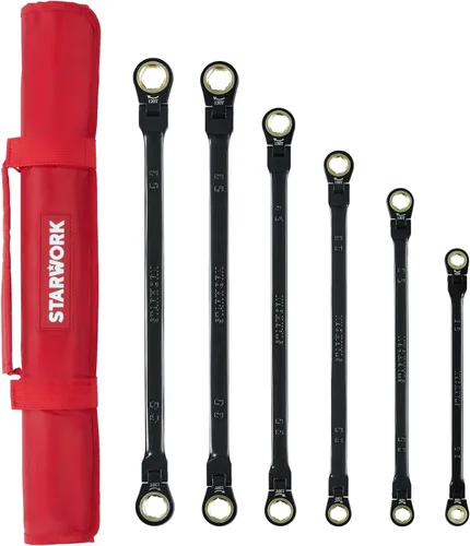 Miniatura 9 de STARWORK TRUE MECHANIC™ Juego de llaves de trinquete (5 piezas 120T FLX)