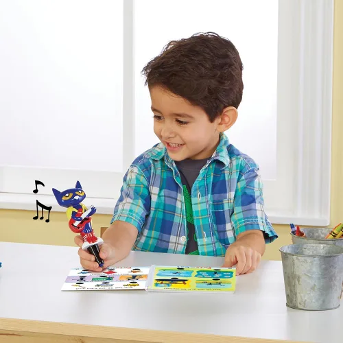 Miniatura 6 de Educational Insights Hot Dots Jr. Pete the Cat - Juego de rocas preescolares con bolígrafo interactivo incluido, más de 200 lecciones de múltiples