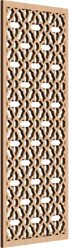 Miniatura 136 de Madison Paneles de pared decorativos de madera con calado, 9 3/8 pulgadas de ancho x 24 3/8 pulgadas de alto x 3/8 de alto, roble rojo rojo (Red Oak)