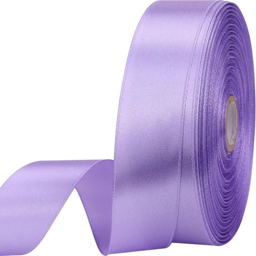 Miniatura 32 de Cinta de satén dorada de 1 pulgada de 50 yardas para envolver regalos, bodas, manualidades, Navidad, Pascua, flores, cabello, decoraciones de Dorado