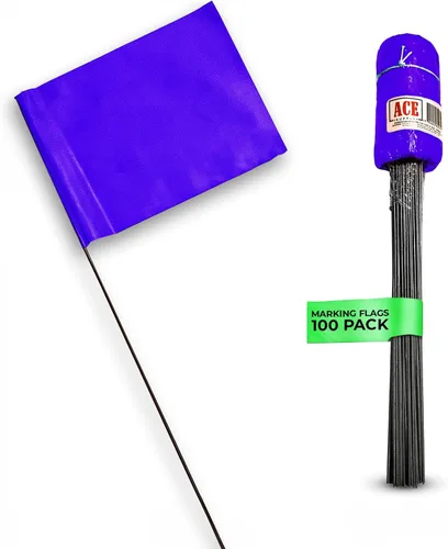 Miniatura 7 de Banderas blancas para marcar el patio, banderas invisibles de 4 x 5 x 15 pulgadas para perros, paquete de 100 unidades, marcador de entrenamiento