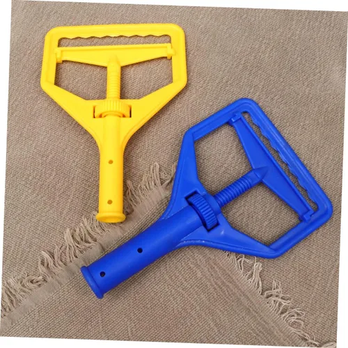 Miniatura 2 de ULTECHNOVO 2 unids cabeza de fregona comercial de microfibra mopa de microfibra mopa mojada mopa comercial mango de fregona plana cabeza