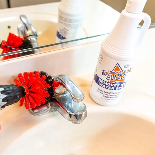 Miniatura 8 de Removedor de manchas de agua, además de cepillos y almohadillas de taladro, kit de limpieza profunda para el hogar para cocina y baño, limpiar