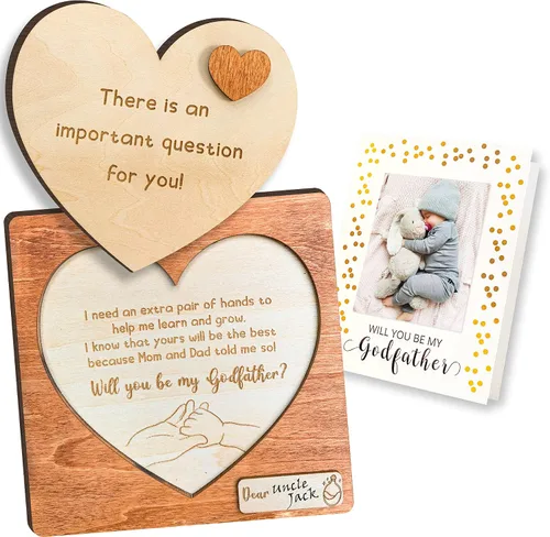 97 Decor Will You Be My Godfather Proposal Gifts – Regalos de propuesta de Dios Padre, regalos de tío padrino de ahijado, regalo de bautismo para