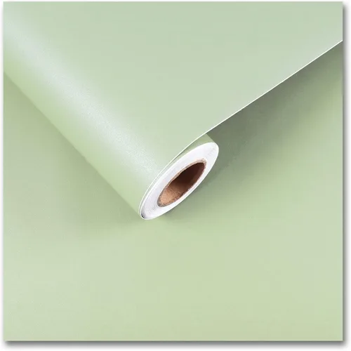 Miniatura 11 de CRE8TIVE Papel Tapiz Verde Salvia Adhesivo y Despegable 12"x80" Autoadhesivo Mate Verde Claro Papel de Contacto para Encimeras Impermeable