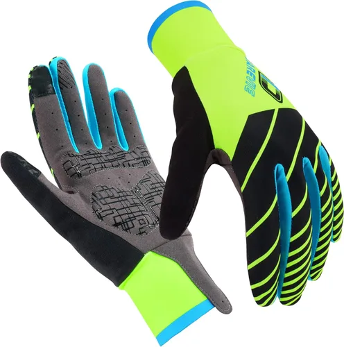 Darevie Guantes de ciclismo, guantes de ciclismo para hombres y mujeres, con pantalla táctil, guantes de bicicleta de montaña con dedo completo,