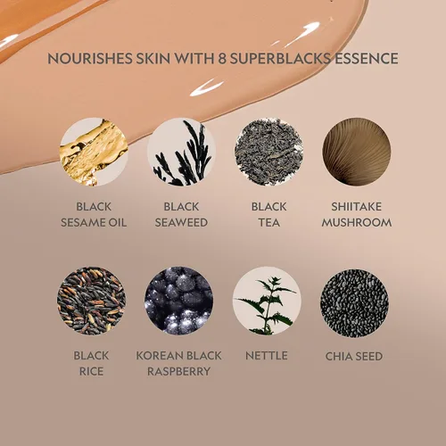 Miniatura 7 de YENSA Base de maquillaje de suero – Base de cobertura completa súper sedosa enriquecida con péptidos, vitamina C y ácido ferúlico para ayudar a 34