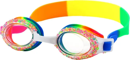 Miniatura 13 de RARITYUS Gafas de natación con patrón de dibujos animados, impermeables, antiniebla, para niños y jóvenes
