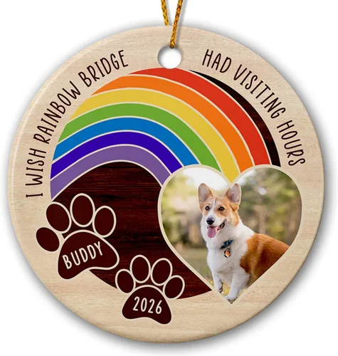 Miniatura 22 de Foto personalizada para el primer adorno de Navidad del bebé 2026, regalo de recuerdo del bebé, adornos de foto de primera Navidad para bebé