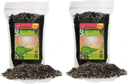 Miniatura 4 de Eleva tu begonia con la mezcla orgánica de tierra de Gardenera - Cultiva flores más saludables y vibrantes - 1 cuarto de galón