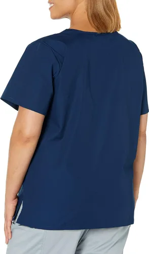 Miniatura 2 de ScrubZone - Parte superior de ambo con manga corta y cuello en V para mujer
