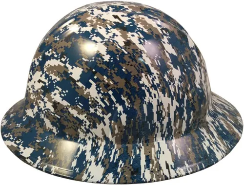Miniatura 9 de Texas America Safety Company Casco de seguridad con visera completa, diseño patriótico hidroimpreso, con suspensión de 4 puntos y bolsa Primera