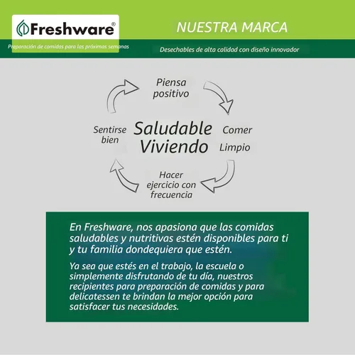 Miniatura 7 de Freshware Contenedores de almacenamiento de alimentos [50 juegos] recipientes de plástico de 25 onzas con tapas, slime, sopa, recipientes