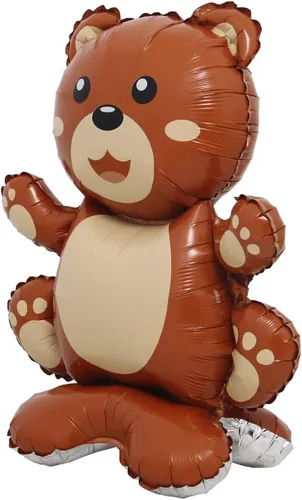 Miniatura 27 de Globos de animales 3D autosostenibles RUIANSI de zorro, koala, león, elefante, panda, vaca, conejo, dinosaurio, triceratops, estegosaurio para baby