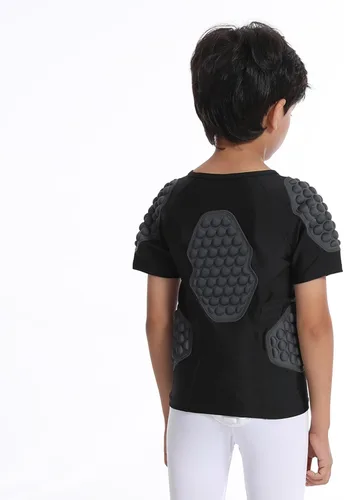 Miniatura 4 de Topeter Protector de pecho y costilla, camiseta protectora de paintball para niños y jóvenes Negro