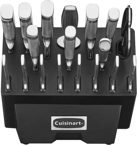 Miniatura 5 de Cuisinart C77SS-19P Normandy - Bloque de cubiertos (19 piezas, acero inoxidable, fresno negro)
