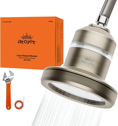 Filtro de ducha con núcleo moldeado por la historia de la belleza de Corea, filtros de carbono puro para una piel más suave y un cabello más suave |