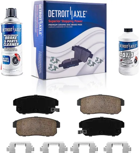 Miniatura 70 de Detroit Axle - Pastillas de Freno para Nissan Altima Sentra 350Z Juke INFINITI G35, Pastillas de Freno Cerámica Delanteras y Traseras Reemplazo
