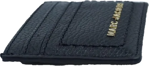 Miniatura 3 de Marc Jacobs S102L01FA21-001 - Funda de cuero para mujer con herrajes dorados, Negro -, Estuche para tarjetas