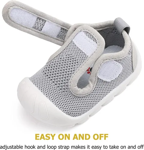 Miniatura 3 de Zapatos ligeros y transpirables para bebés y niños pequeños, zapatos antideslizantes para caminar al aire libre, zapatos deportivos para niños