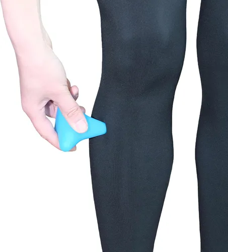 Miniatura 8 de Herramienta de masaje manual de punto de gatillo. Pequeña bola masajeadora para tejido profundo, liberación miofascial, terapia física, fascitis Azul
