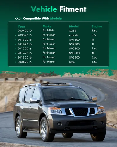 Miniatura 5 de SCITOO Conjunto eléctrico de la bomba de combustible para 2004-2010 para Infiniti QX56 5.6L, 2005-2015 para Nissan para Aramda 5.6L, 2012-2016