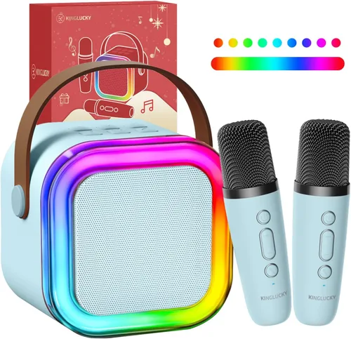 Miniatura 12 de Kinglucky Mini máquina de karaoke para niños, la mejor selección de regalo de cumpleaños para niñas de 3, 4, 5, 6, 7, 8, 9, 10, 11, 12 años