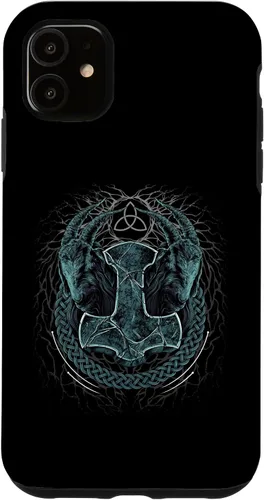 Miniatura 5 de Funda para iPhone X/XS Viking Mjolnir Thors Hammer Pagan Norse Mythology Case