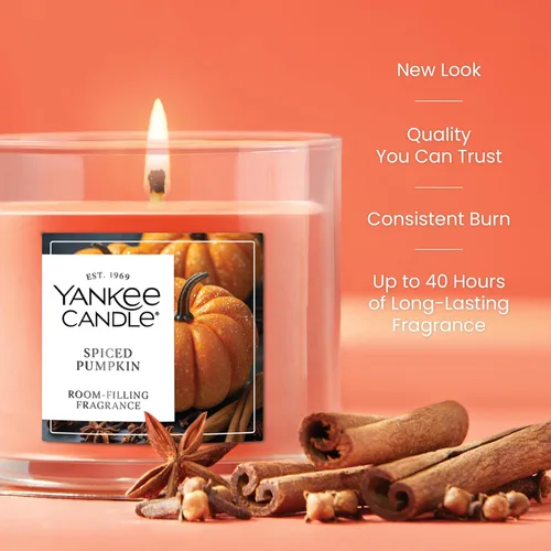 Miniatura 3 de Yankee Candle - Vela perfumada en tarro pequeño con tiempo de combustión de hasta 40 horas, mezcla premium de cera vegetal para una combustión