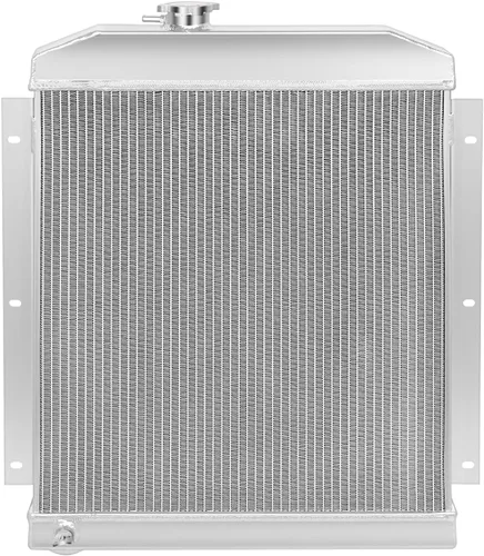 Miniatura 2 de DNA Motoring RA-CHEVYT47-3 - Radiador de aluminio completo de 3 filas compatible con modelos 47-54 Pickup/Suburban L6, 19.75 x 20.75 x 2.25