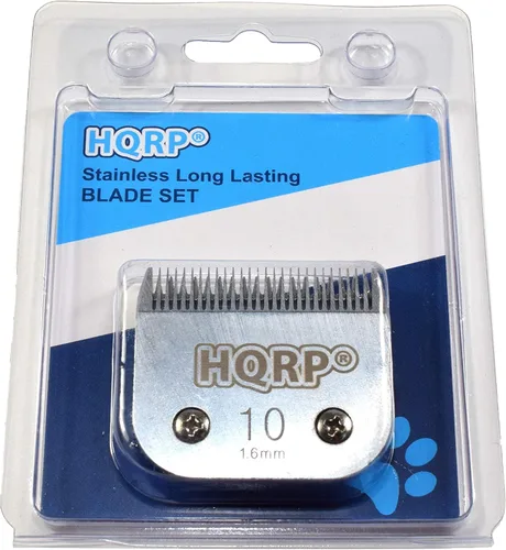 HQRP Cuchilla para cortar animales de tamaño 10 compatible con Oster Power Pro Ultra Cordless 078400-020-000 78400-013 78740-013 para aseo de