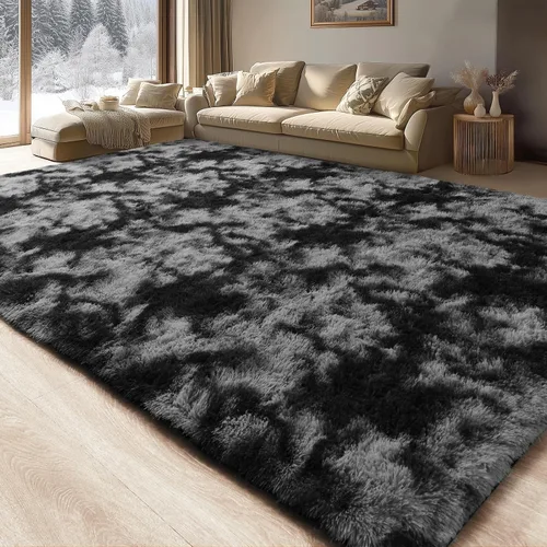 Miniatura 118 de Merelax Alfombra Moderna Suave y Esponjosa Shaggy para Dormitorio Sala de Estar Decoración de Sillas Pequeñas Alfombras Tapetes para Pies Piso, Verde