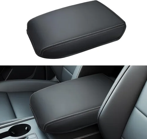 Miniatura 14 de INTGET Funda para consola central Volkswagen/VW Atlas 2025 2024, funda de cojín para reposabrazos, cubierta de consola central, protector de tapa