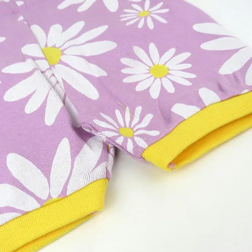 Miniatura 4 de HonestBaby Pijamas de 2 piezas para niñas, 100% algodón orgánico para bebés, niñas pequeñas (LEGACY)