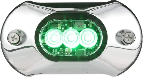 Miniatura 5 de Attwood 65UW03G LED luz subacuática, bisel de acero inoxidable, luz verde