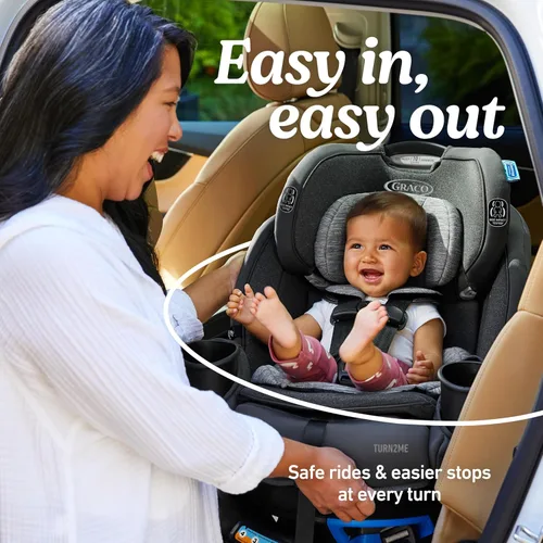 Miniatura 3 de Graco Turn2Me - Asiento convertible giratorio 3 en 1 para automóvil, Manchester, rotación orientada hacia atrás, modo orientado hacia adelante