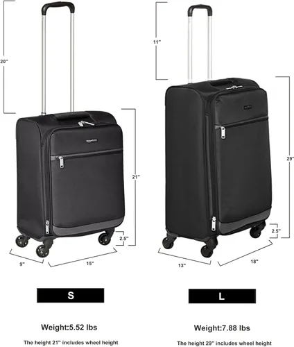 Miniatura 7 de Tienda Basics suitcases Softside Spinner