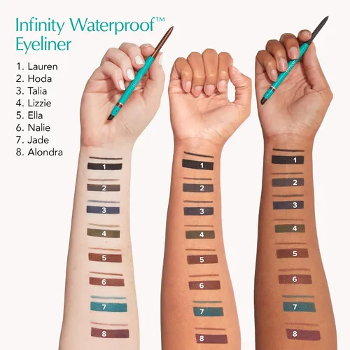 Miniatura 5 de Thrive Causemetics Lápiz delineador de ojos Infinity impermeable, con sacapuntas integrado y punta anti-manchas, de larga duración, a prueba