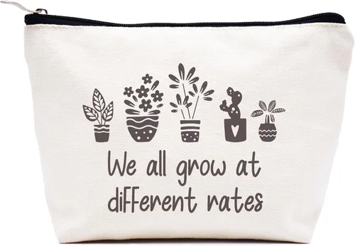 Miniatura 34 de LIBIHUA Obtener regalo de boda - Bolsa de maquillaje bolsa de cosméticos bolsa de viaje, Beige, 10-En Mi Madre del Pájaro