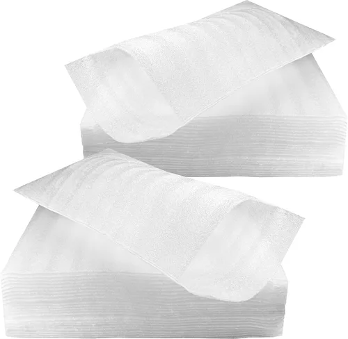 Miniatura 2 de Bolsas de espuma de 7"x 11-7/8" para vasos (paquete de 25), bolsas de espuma de acolchado para proteger platos, bolsas de espuma para mudanza