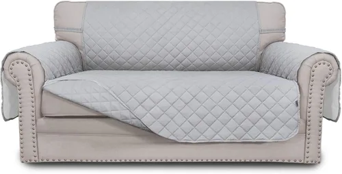 Miniatura 237 de Easy-Going - Funda para sofá, futón y sillón sin reposabrazos, reversible, resistente al agua, para mascotas y niños (azul oscuro/azul claro)