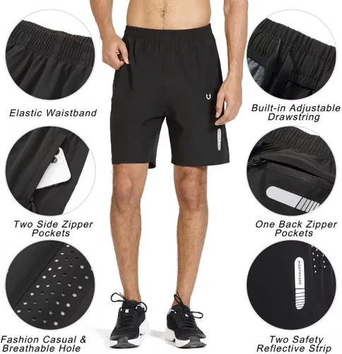 Miniatura 4 de NORTHYARD - Pantalones cortos deportivos para correr para hombres, ligeros, de secado rápido, 7, 5 o 9 pulgadas, para senderismo, deportes, gimnasio