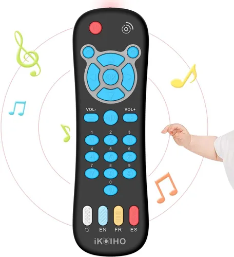 Juguete de Control Remoto para Bebé para Niños y Niñas de 1 Año de Edad Regalos Juguete de Control Remoto de TV Realista para Niños Pequeños con