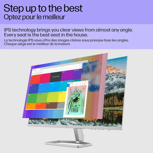 Miniatura 4 de HP Monitor FHD de 27 pulgadas con tecnología AMD FreeSync (modelo 2021, M27fw)