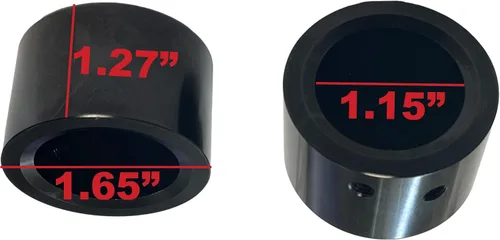 Miniatura 4 de I Support Single Moms - Cubiertas para tuercas de eje delantero, color negro, compatible con Harley Davidson Touring Road King Road Glide Street